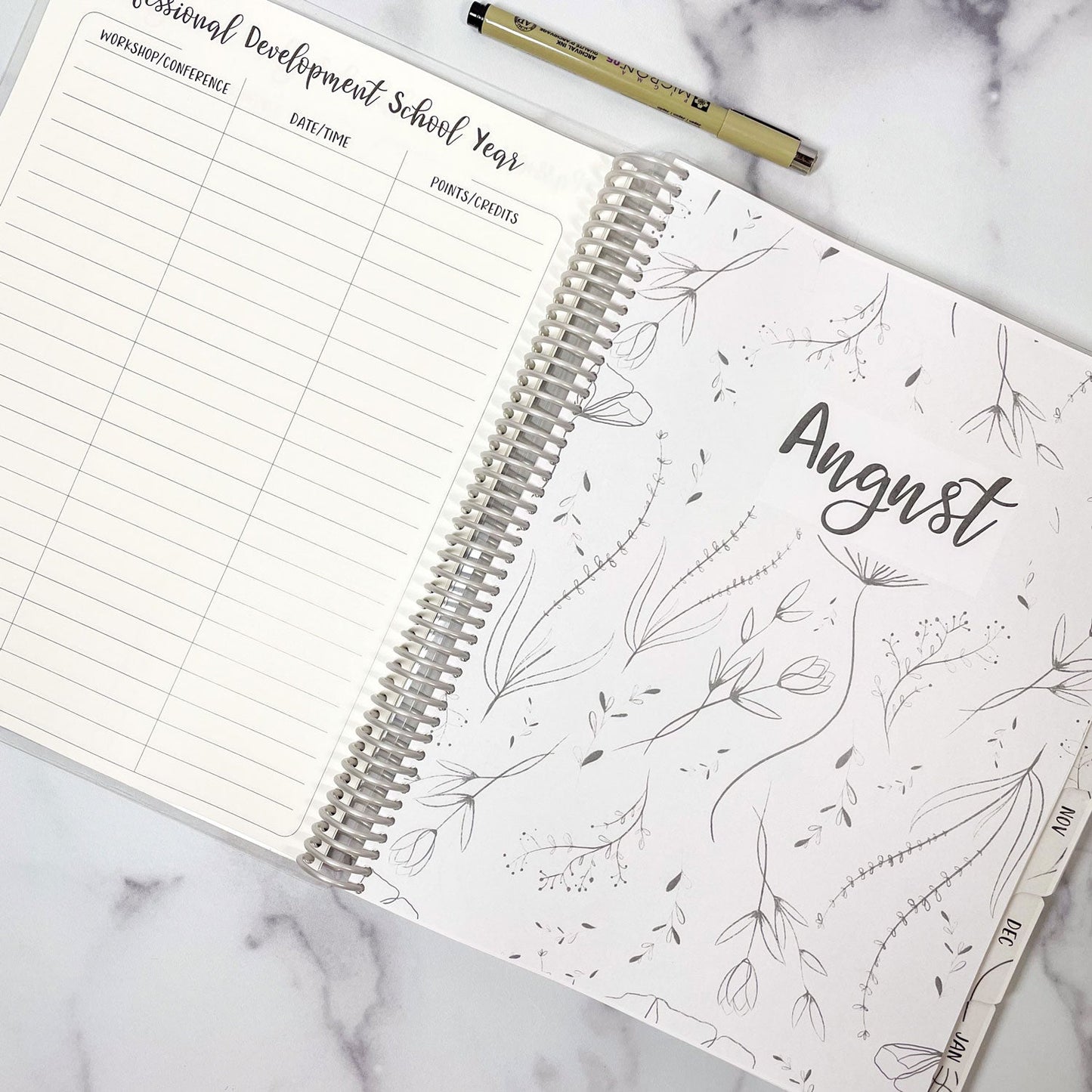 2023-2024 Teacher Planner - Simplicity
