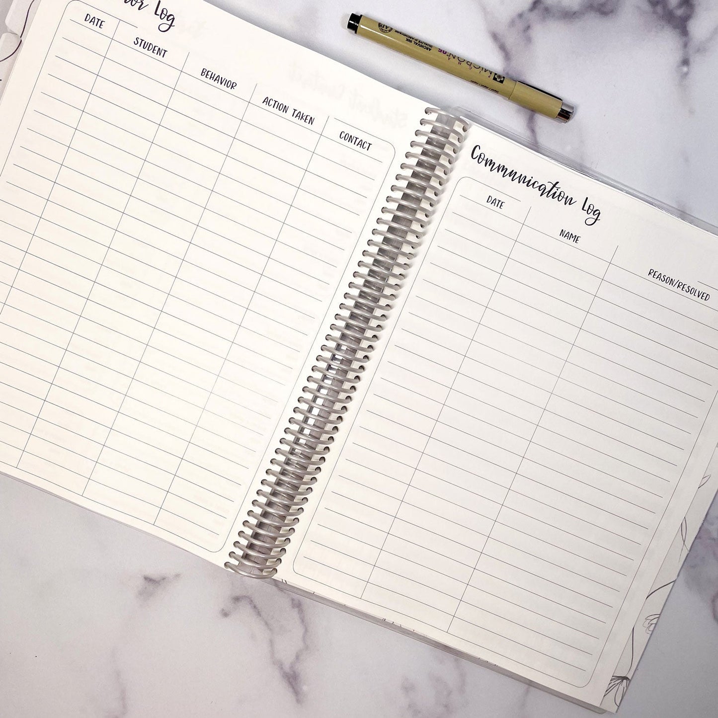 2023-2024 Teacher Planner - Simplicity