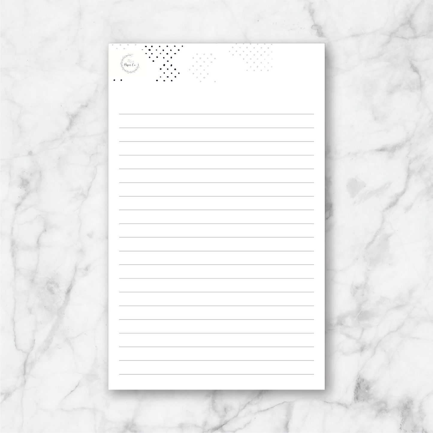 NotePad - 3/2 Paper Co - Dotty
