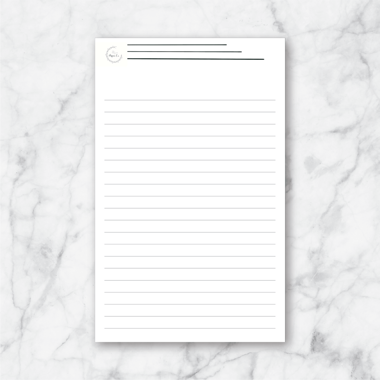 NotePad - 3/2 Paper Co - Stilettos