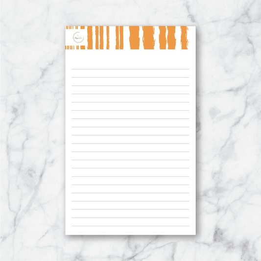 NotePad - 3/2 Paper Co - Orange Creamsicle