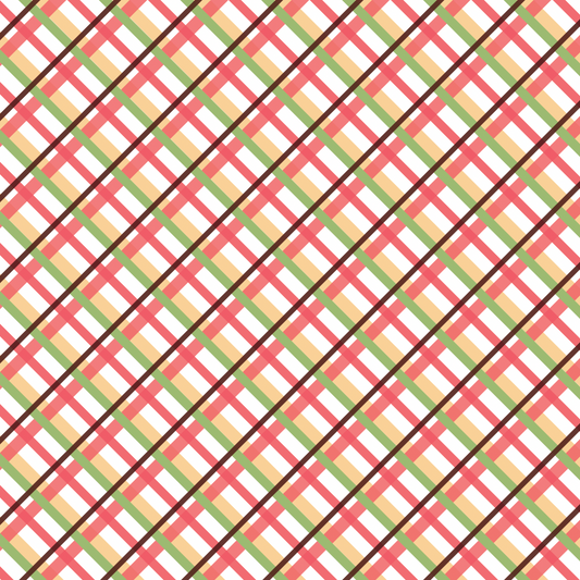 Wrapping Paper - Pink Plaid