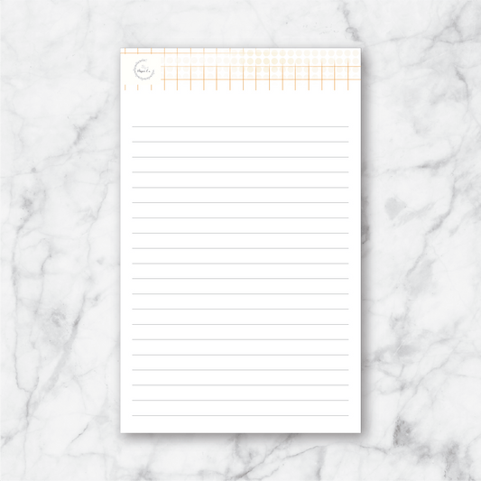 NotePad - 3/2 Paper Co - Sherbet